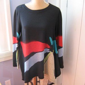 Fun Colorful Orange Fashion Village Tunic